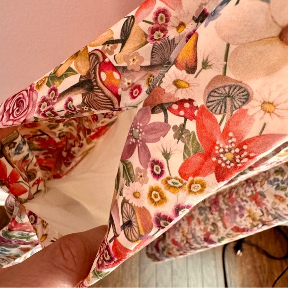 NEW For Love & Lemons Theodora Mushroom Floral Midi Dress size 1X - Picture 9 of 16